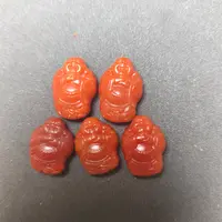 15×20左右天然南红满色满肉弥勒佛背云（多样性发其一）