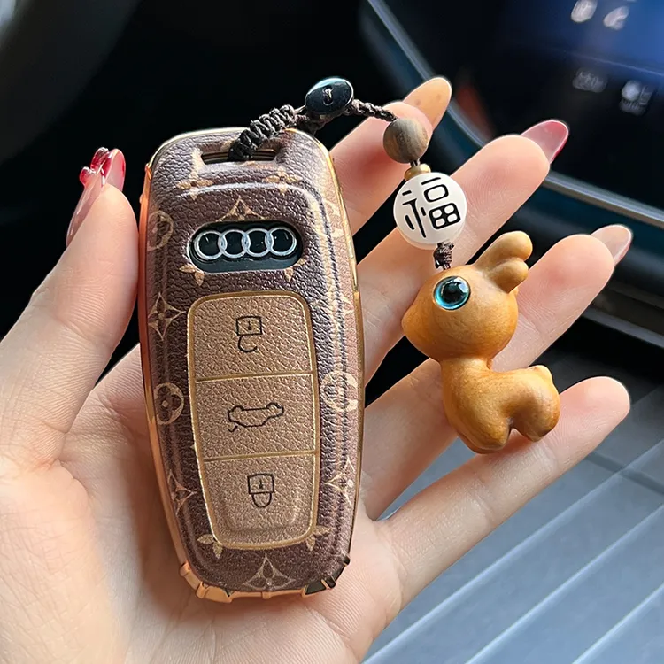 2025新款奥迪A6L A7 Q5L A3L车钥匙套Q2L Q3壳Q7扣A4L专用q4etron