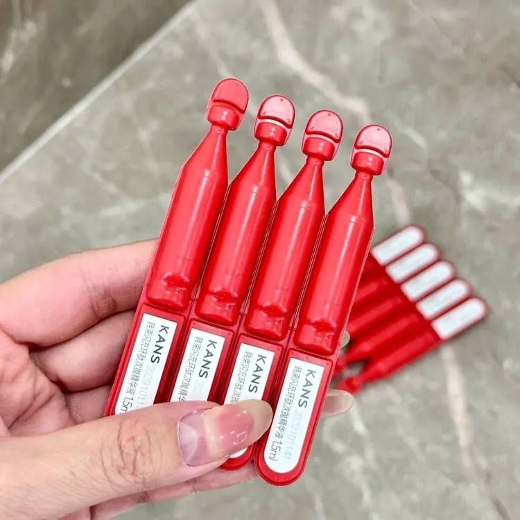 韩束闪充棒环六肽次抛精华液1.5ml*50支袋包保湿紧致抗皱修护舒缓