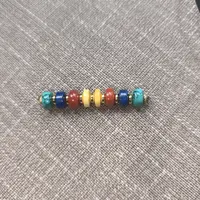 6＋天然原矿蜜蜡南红青金隔片套（多样性散装发货）