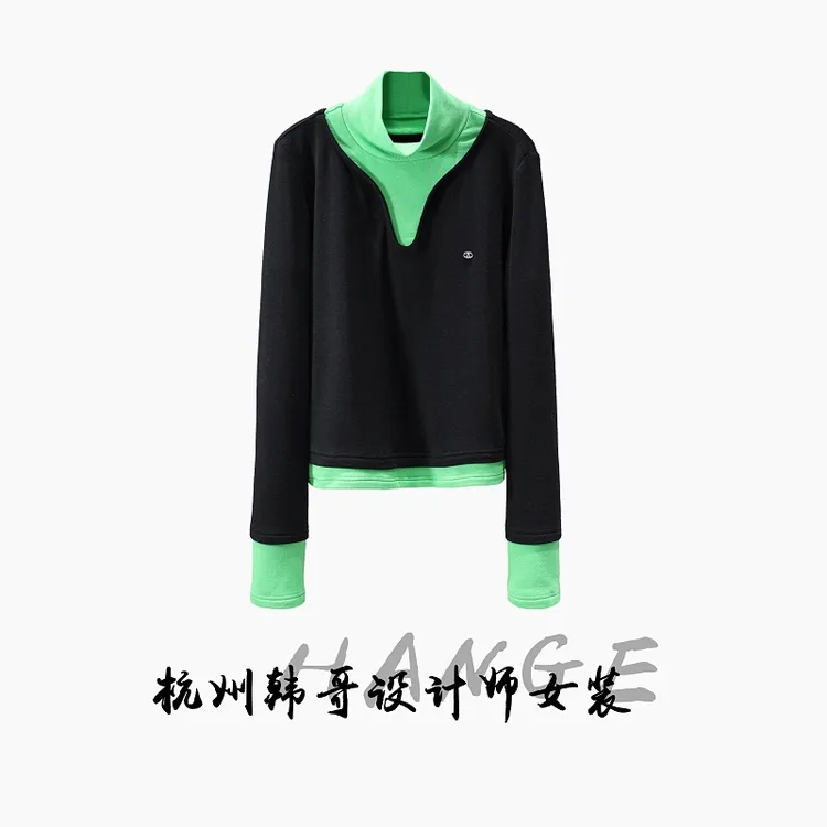 【韩哥欧货女装】冬季高领羊毛加绒《0°C寒冬系列》打底上衣260126