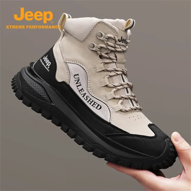 JEEP/吉普秋季百搭舒适男鞋潮流百搭时尚鞋户外防滑户外百搭男鞋