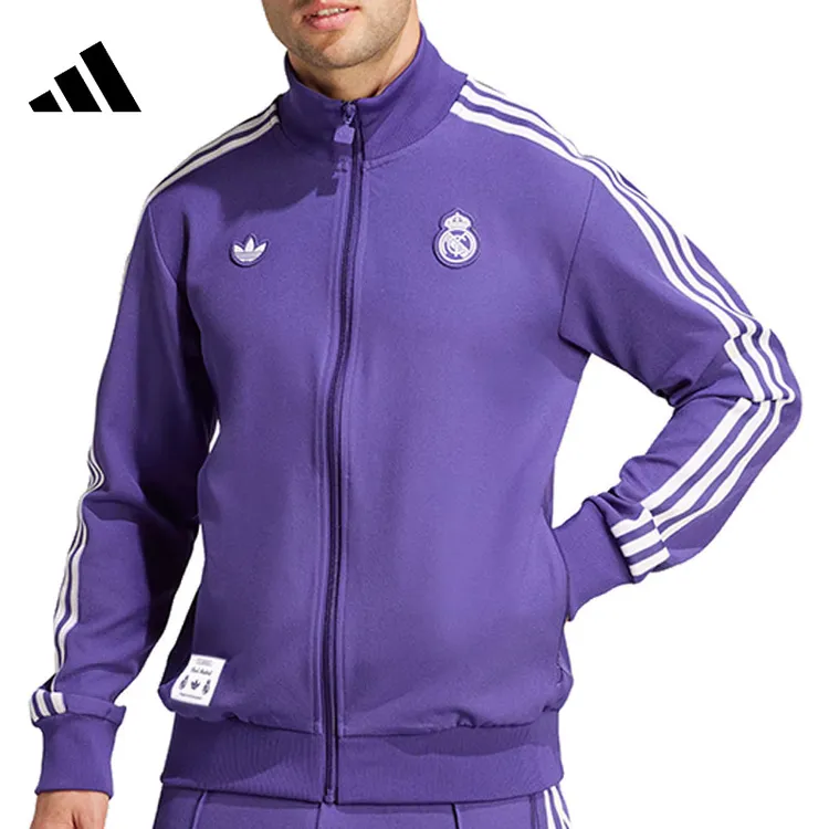 adidas阿迪达斯男子REAL ICON TT梭织无帽外套JF2582