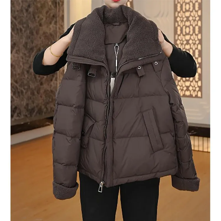 2025冬季新款气质时尚小个子洋气轻奢百搭显瘦保暖短款棉服外套女