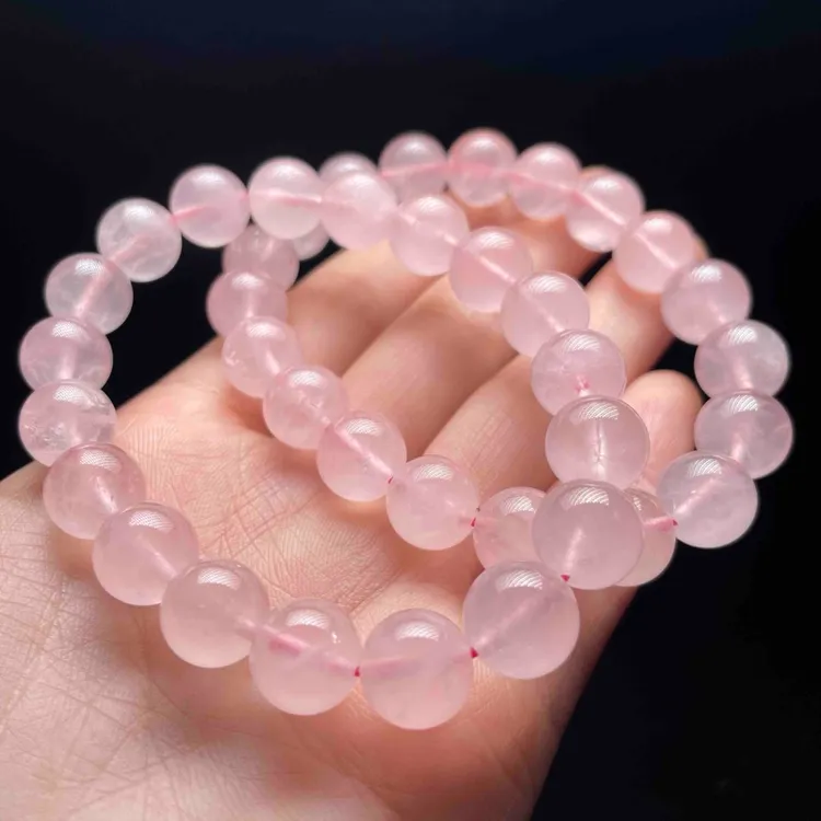 【小魏总珠宝】粉晶手串（10mm）【多样性发一】