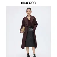 【晨粉专享价】25秋季精梳长绒棉挺括气质长款风衣女高级感