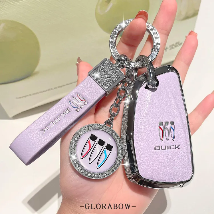 别克昂科威钥匙套PLUS新25款君越别克GL8新能源世纪英朗车真皮扣S