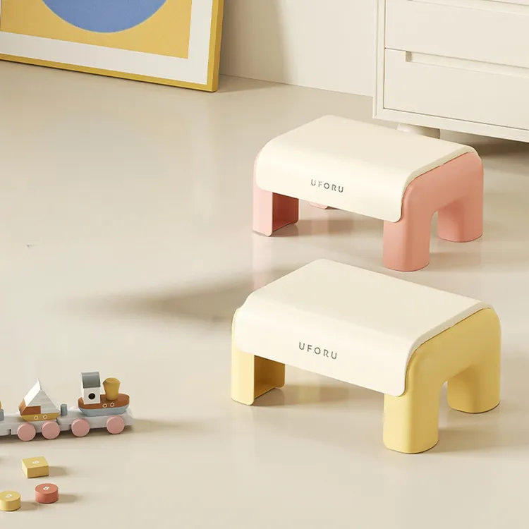 橱明星马卡龙儿童凳家用防滑换鞋凳踩脚凳多功能加厚客厅矮凳子