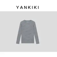 羊毛莱赛尔灰TEE YANKIKI 2025秋季新款NEW 