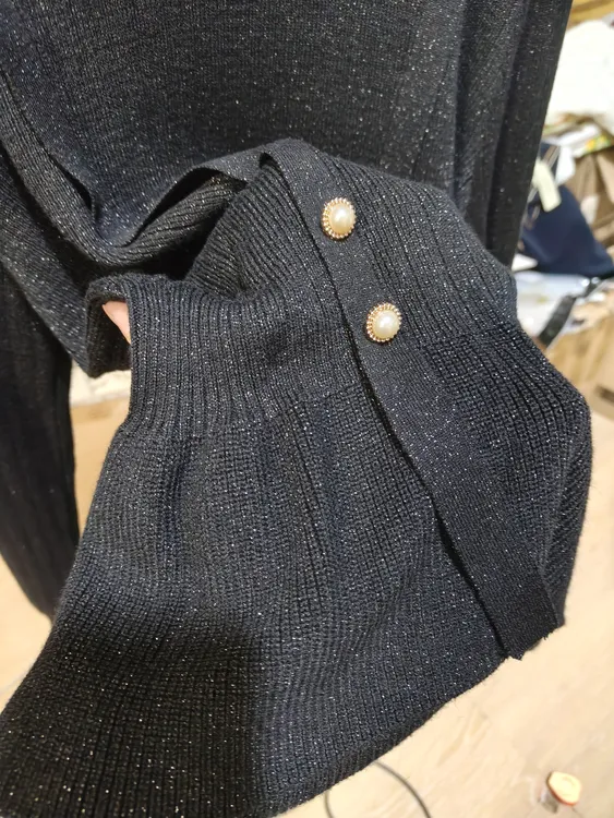 3号长袖常规款针织女宽松型毛针织衫半高圆领毛衫时尚套头毛衣