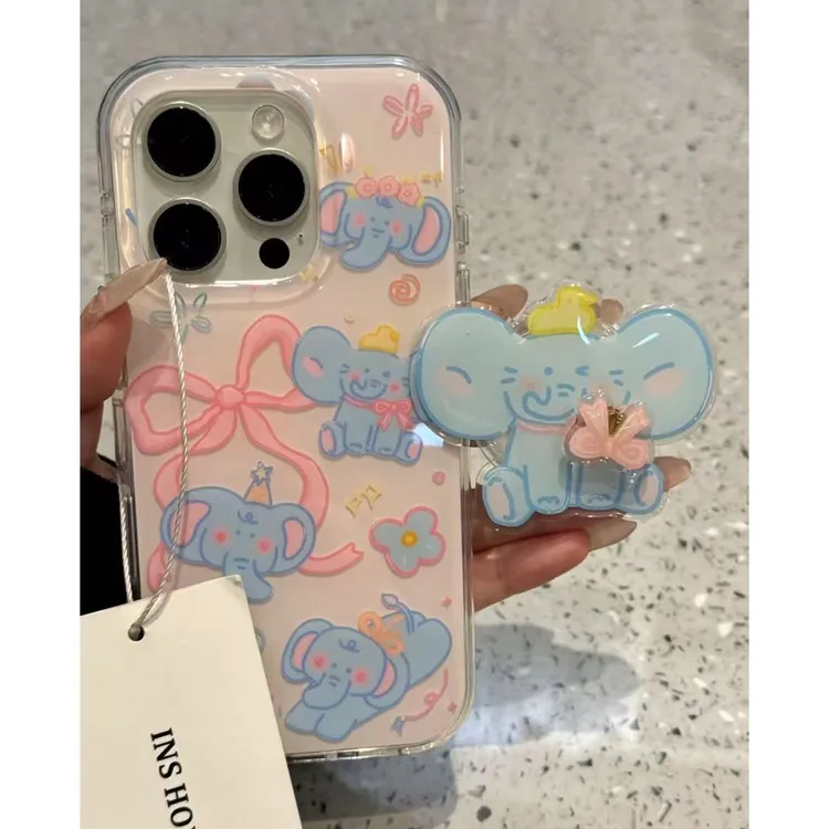 摔跤小象适用苹果华为vivo小米oppo女款iphone15/16/14