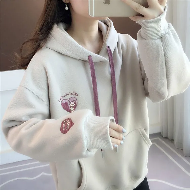 童装女童儿童春秋卫衣2025秋季新款中大童女孩连帽上衣休闲洋气潮