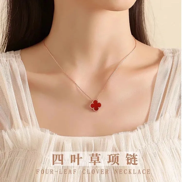 链子925银 【圣诞礼物】幸运四叶草银项链轻奢时尚锁骨链生日送女友