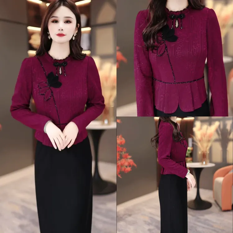 冬季显瘦连衣裙2025新款显瘦修身气韩版遮肚打底裙子MY25Y3668