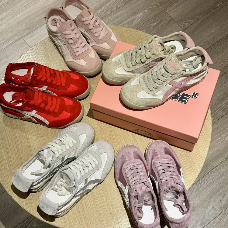 【4.5公分】2025新款牛皮内增高德训女鞋休闲鞋