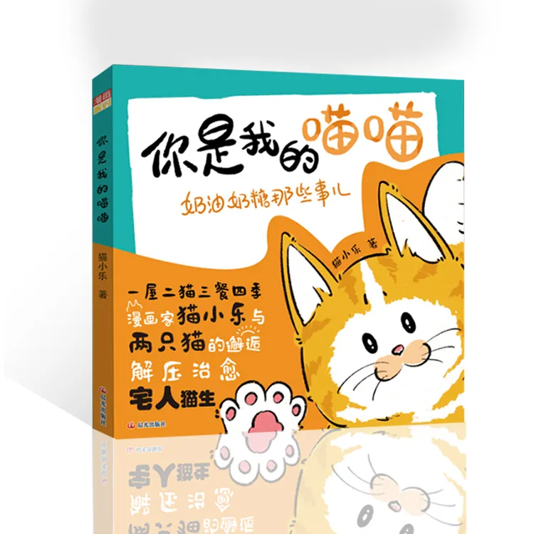 你是我的喵喵 猫小乐（手提袋+纸模+手账本+贴纸+透卡）