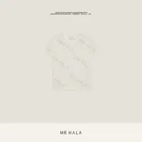 MRHALA 浩然多彩轻盈手工织颗粒棉纱圆领上衣女 LT55199
