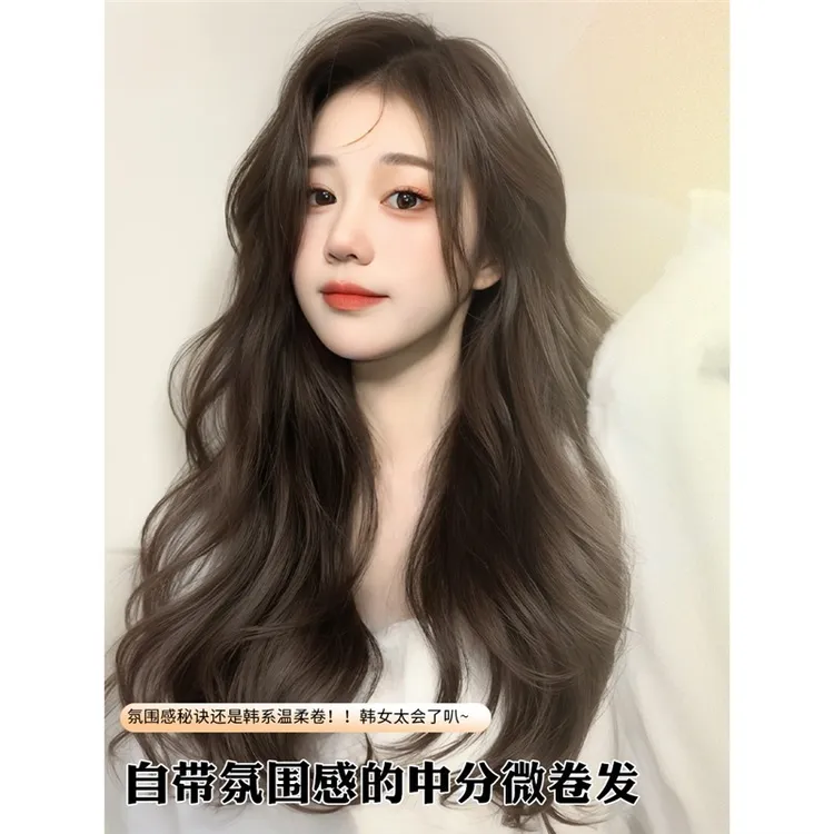 高颅顶蓬松神器透气免发网假发女款全真发假发超自然女士整顶全头