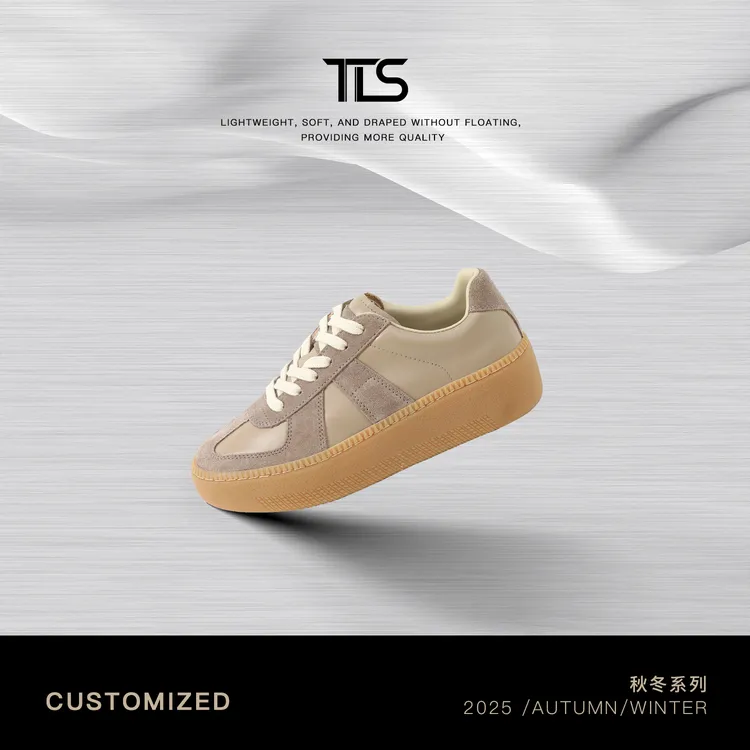 TT【马6鞋】牛皮+牛反绒经典厚底跟高4.5cm通勤轻便透气德训鞋X5025