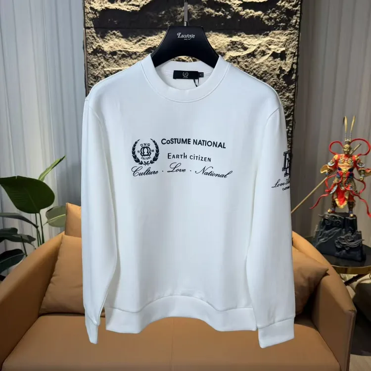 【VanJazny】QC高端男士潮流百搭时尚简约男士长袖T恤A+6096