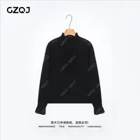 老琴私服【暗夜织光】琥珀流光风绵羊毛蕾丝领针织衫毛衣女秋冬9630