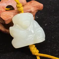 【伟伟鉴定】清代和田玉 籽 料 牛 吊坠23/24.8/14时尚百搭饰品