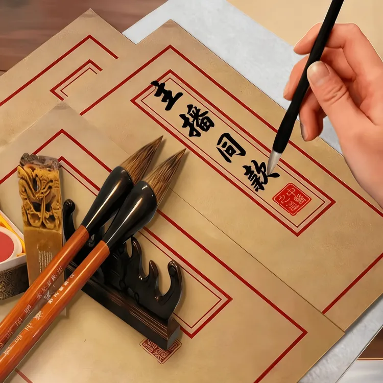 (主播同款)仿古手工便签本册DR