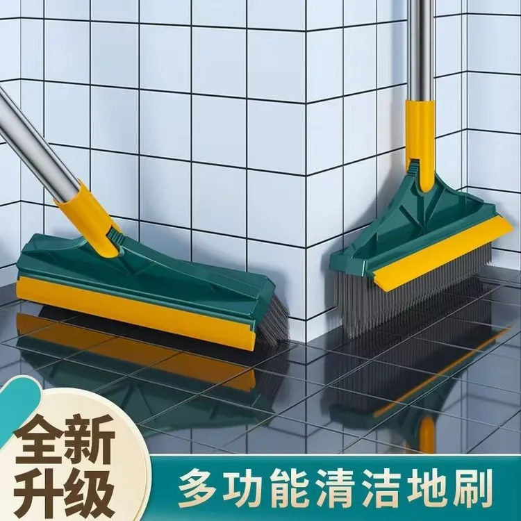 地刷旋转刷子长柄地板刷地刷神器厕所浴室家用硬毛洗地瓷砖清洁