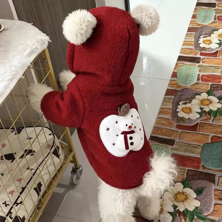 新品宠物衣服羊羔绒保暖秋冬季狗猫咪外套韩版上新炸街保暖帅气潮