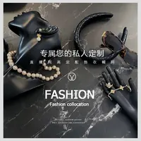 铜合金项链 小香透明款椭圆项链
