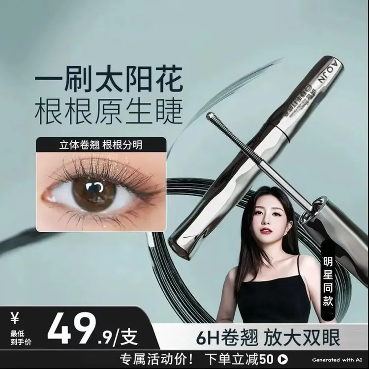 【明星同款】三姿堂睫毛打底膏防水防汗纤长卷翘睫毛膏不晕染推荐