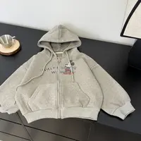 尚恩家【定制工艺米奇外套】男童秋季卫衣外套2025新款儿童连帽上衣