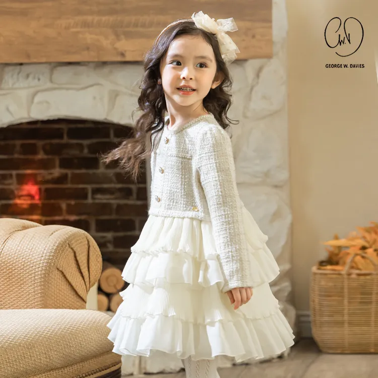 GEORGE W.DAVIES2【贵族千金】小香风秋款女童女童冬装套装
