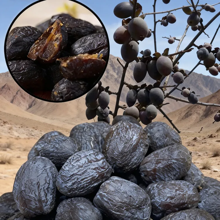 原生态野生无核黑枣太行山农产品特产零食野柿子