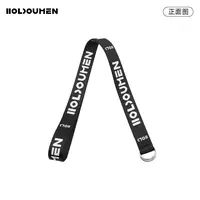 Holdoumen25秋冬日常系列logo提花编织腰带