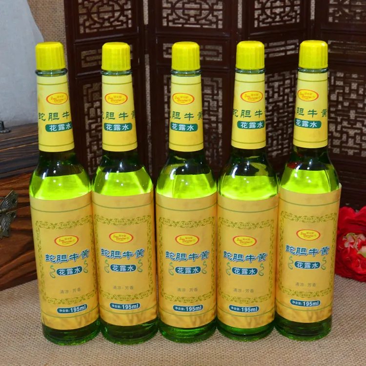 宝中宝蛇胆牛黄花露水195ml 清凉舒爽芳香金银花驱蚊花露水老国货