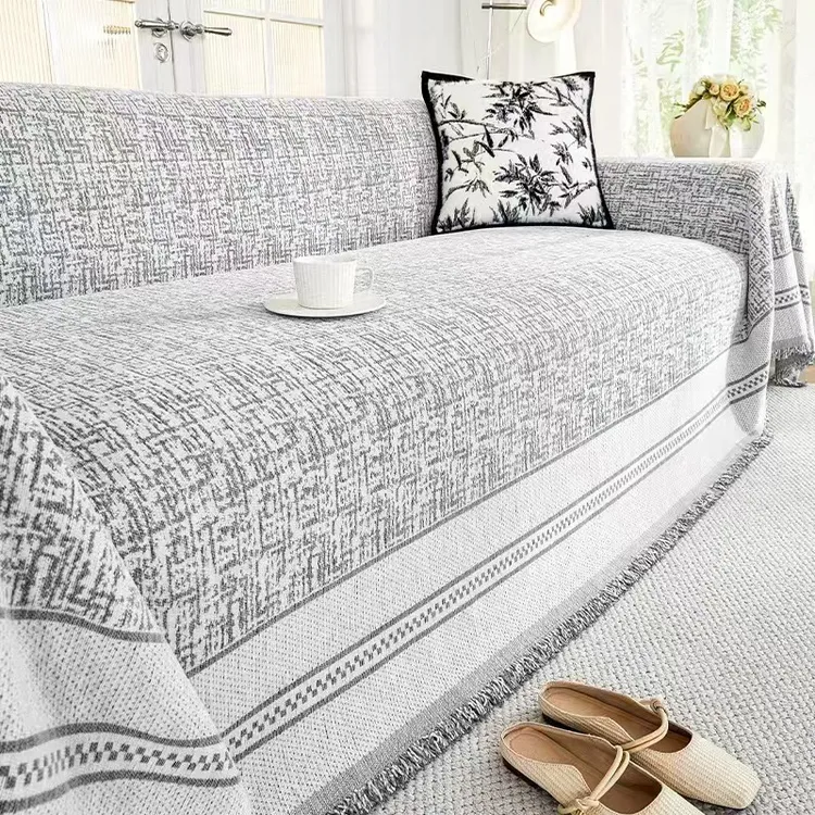 漫莎轻奢简约防滑沙发巾加厚加密沙发垫网红盖布巾防尘防猫弹力商品图