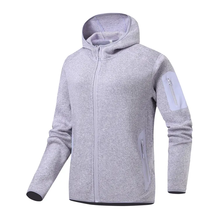 【鸟家飞禽covert】抓绒衣户外休闲运动加厚保暖连帽开衫外套卫衣