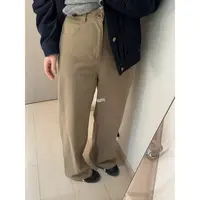 【2.0深卡其直筒裤】百棉洗水休闲裤