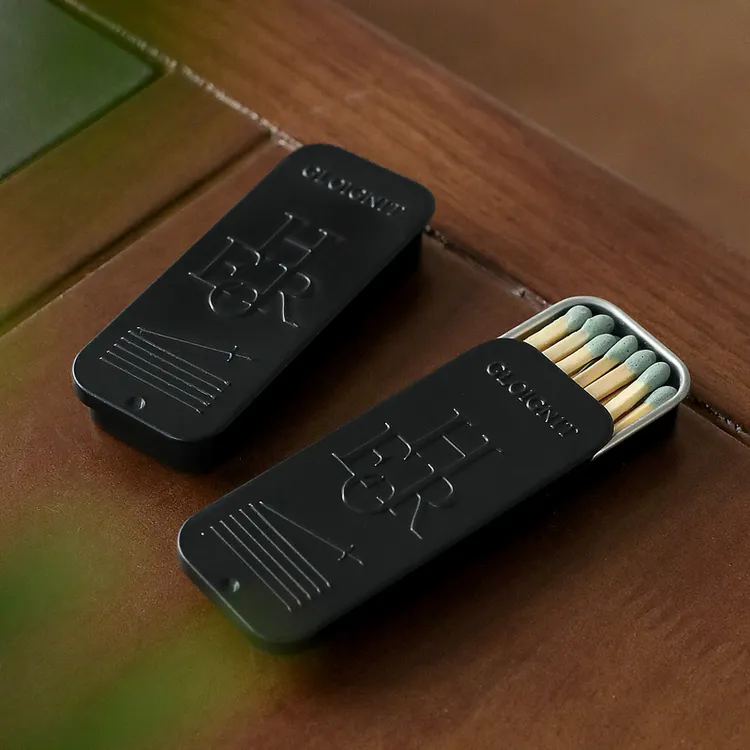 高档火柴马口铁盒火柴抽烟专用安全怀旧老物件应急洋火雪茄香薰