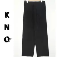 【KNO】秋冬新款洋气黑白灰三色百搭风纯色阔腿休闲直筒裤垂感