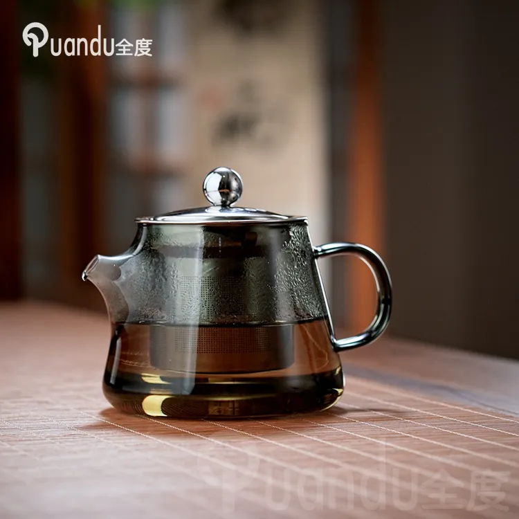 小茶壶玻璃泡茶壶迷你泡茶玻璃小茶壶一人用小容量专用泡茶器