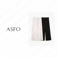 【AS暖暖裤】25新羊毛天丝慵懒风松紧腰百搭阔腿裤AS25DXXK04905