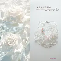 夏羽墨女童秋季新款白色管珠项链气质百搭儿童饰品