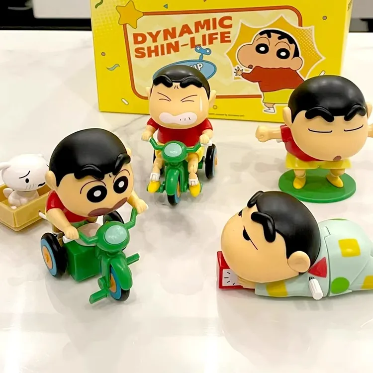 蜡笔小新不想娃娃可动爬行玩具可爱趣味手办摆件周边蜡笔小新玩具