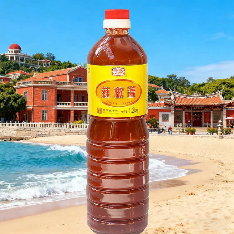 海堤闽南特产辣椒酱酸甜适口辣味柔和适用于海蛎煎等小吃蘸酱