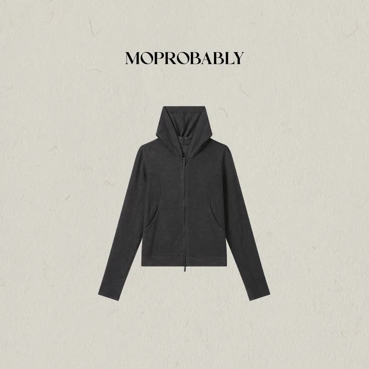 Moprobably李予诺「舒服道」极简连帽外套休闲裤L5349015+L5351035