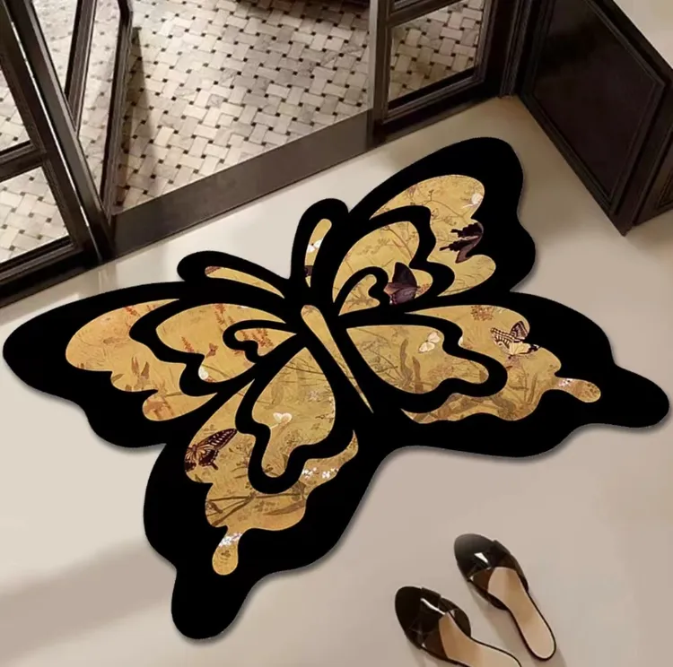 【中古风】硅藻泥浴室脚垫防滑吸水卫生间速干软垫家用淋浴门口垫子