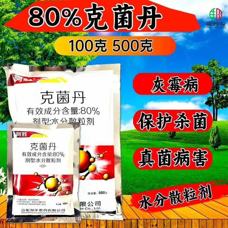 80%克菌丹果树杀菌剂草莓灰霉病农药专用保护靓果真菌病害
