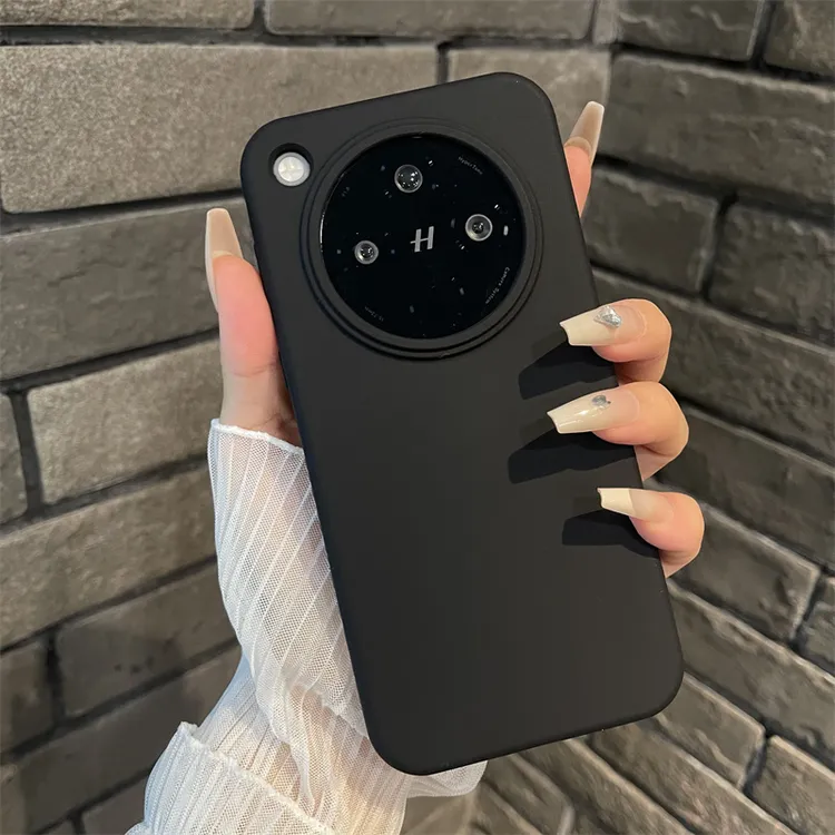 网红纯色简约适用OPPOFindX8Ultra手机壳液态硅胶大孔findx8s防摔